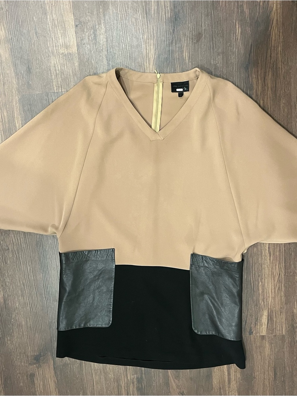 HOTEL PARTICULIER Polyester & Leather  Batwing  DRESS STYLE HPW11-DL12 - Med